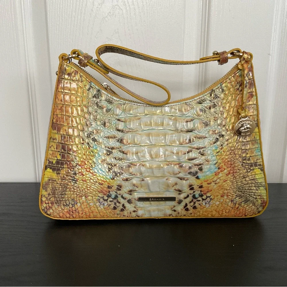 NWT Brahmin Esme Sunny Viper Ombre Melbourne - Picture 2 of 7